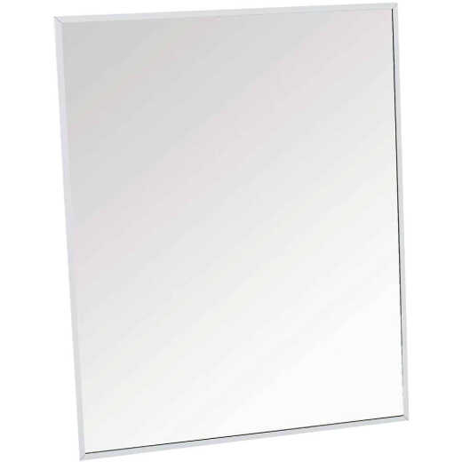 Zenith Stainless Steel 16-1/8 In. W x 20-1/8 In. H x 3-1/4 In. D Single Mirror Surface/Recess Mount Medicine Cabinet