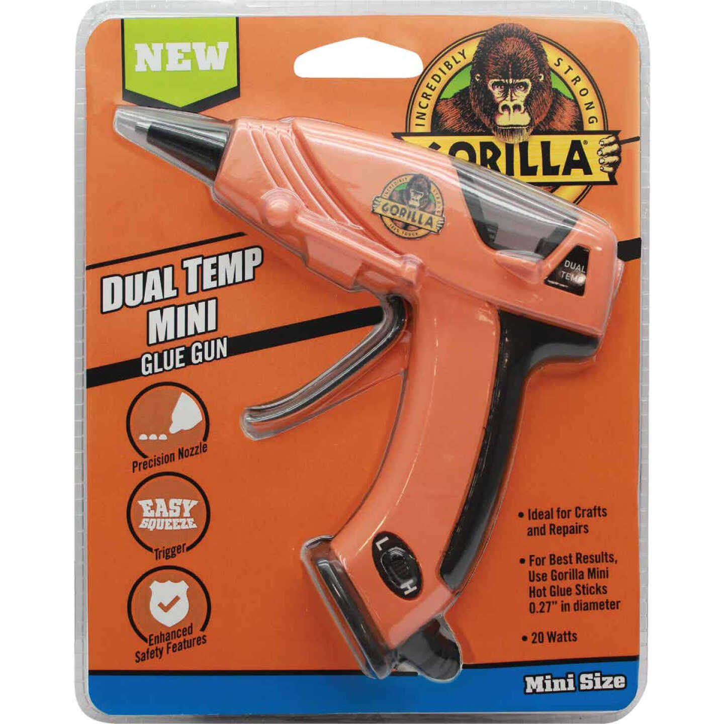 Gorilla Dual-Temperature Mini Glue Gun - Parker's Building Supply