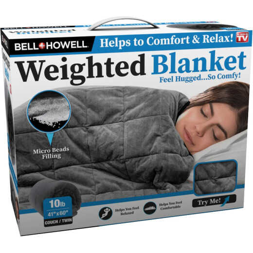 Bell+Howell 41 In. x 60 In. Twin 10 Lb. Weighted Blanket