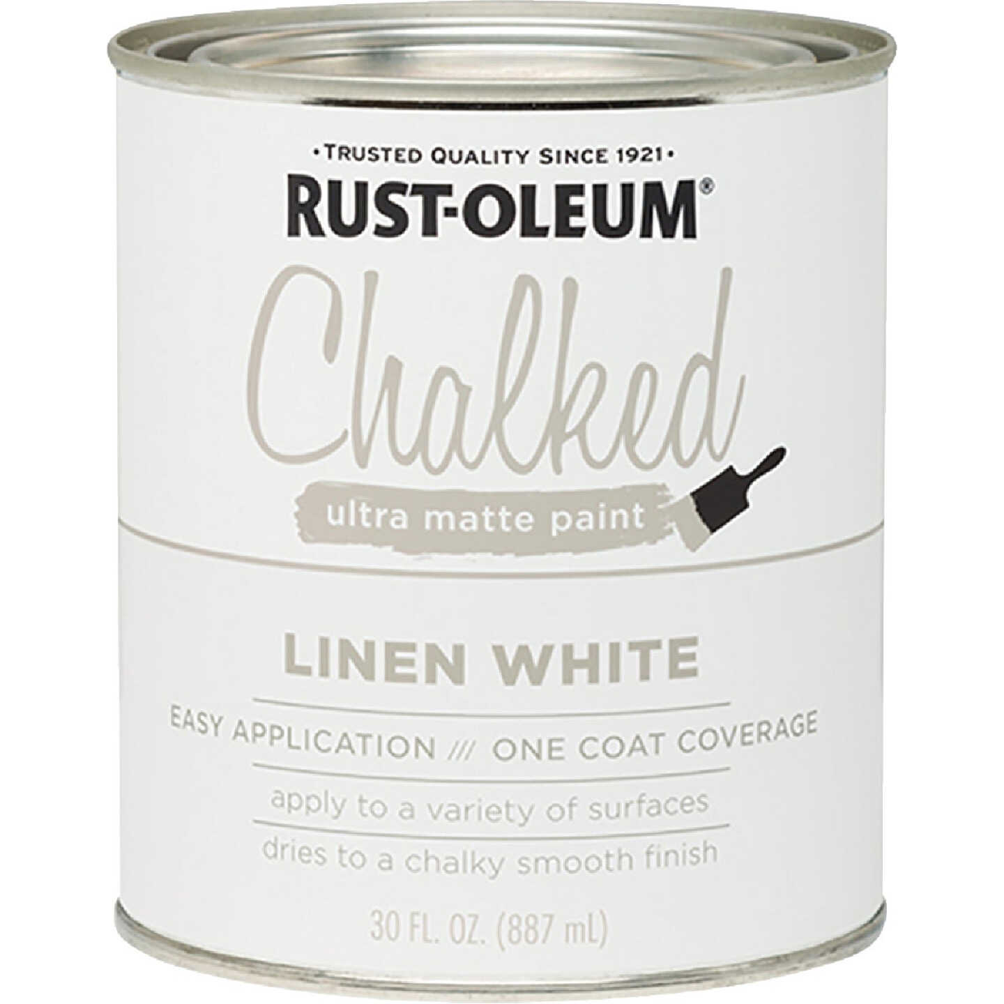 Rust-Oleum Chalked Linen White Ultra Matte 30 Oz. Chalk Paint